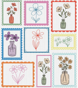 Flower Stamps