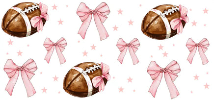 Football Bows UV Wrap
