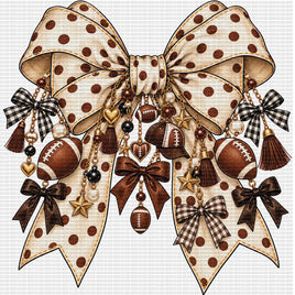 Football vibes bow
