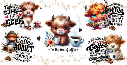 For The Love Of Coffee Cow UV Wrap
