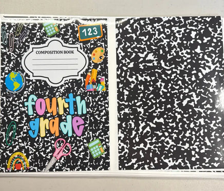 Fourth Grade Notebook Cover