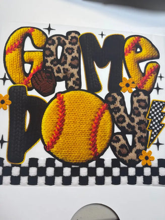 Gameday Checkered Softball DD - ADULT