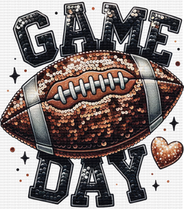 Gameday Football Sequin