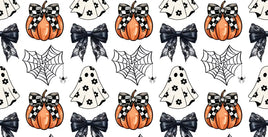 Ghost Pumpkins and Bows UV Wrap