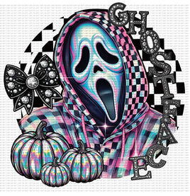 Ghostface Rhinestone UV Decal
