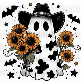 Ghostie Sunflower Decal
