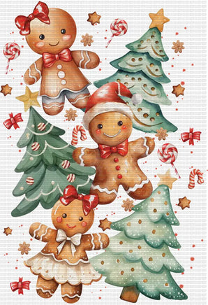 Gingerbread Cookies And Trees
