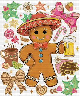 Gingerbread Latina Christmas