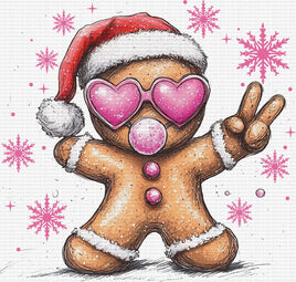 Gingerbread Snowflakes Bubblegum