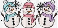 Trio snowman