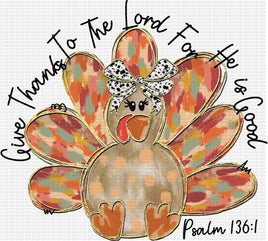 Give Thanks To The Lord Turkey