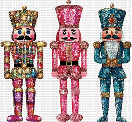 Glitter nutcrackers