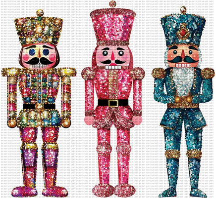 Glitter nutcrackers
