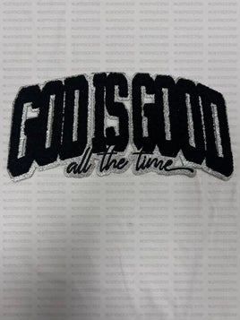 God is good black patch