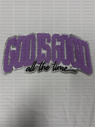 God is good purple patch