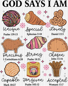 God says I am Christmas Conchitas