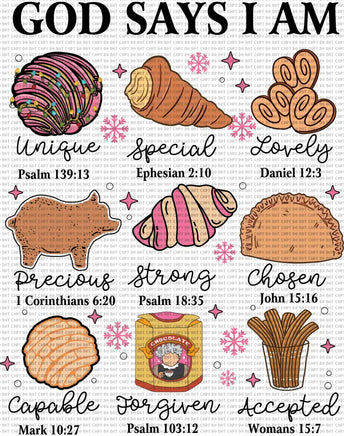 God says I am Christmas Conchitas