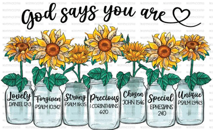 God says you are