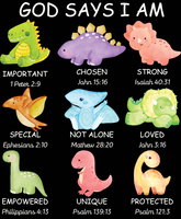 God Says I Am Dino DTF