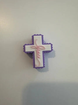 Grace Cross Straw topper