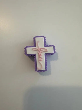 Grace Cross Straw topper