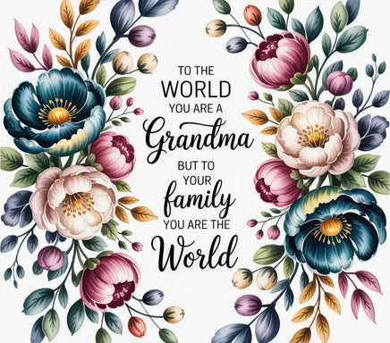 Grandma tumbler wrap