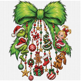 Grinchy bow