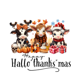 Hallothankmas Cows