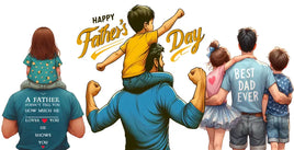 Happy Fathers Day UV Wrap