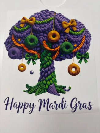 HAPPY MARDI GRAS TREE DD