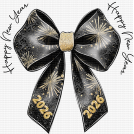 Happy New Year Bow
