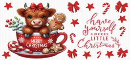 Have Yourself A Merry Little Christmas Cow UV Wrap