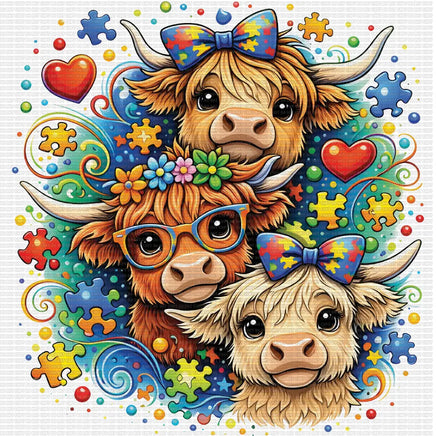 Highland cow autism