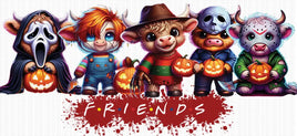 Horror Cow Friends UV Wrap