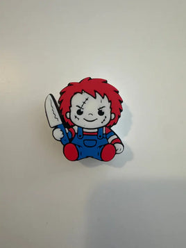 Horror Doll Straw topper