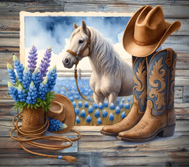 Horse tumbler wrap