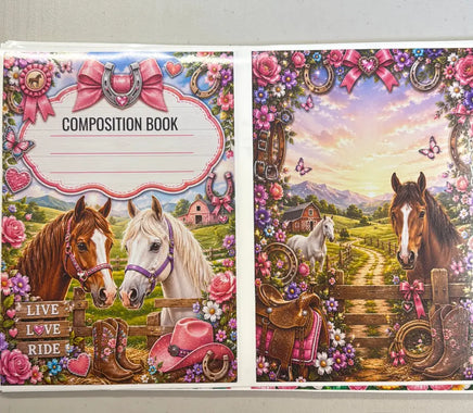 Horses Notebook Cover