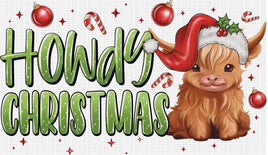 Howdy Christmas Highland Cow
