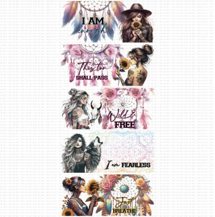 I AM ENOUGH UV DTF BUNDLE