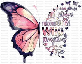 I can do all things butterfly