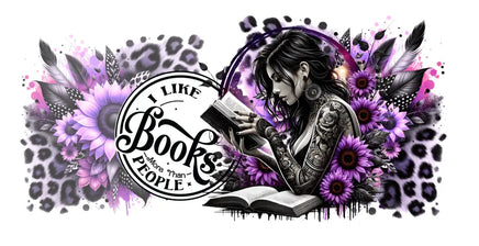 I Like Books More Than People UV Wrap