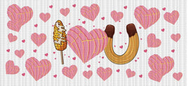 I Love U Elote Concha Churro UV Wrap