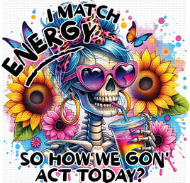 I Match Energy Decal