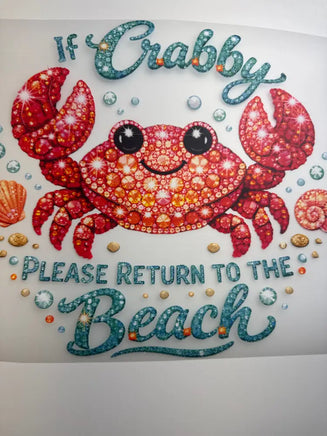 If crabby please return to the beach DD
