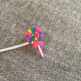 Lollipop straw topper