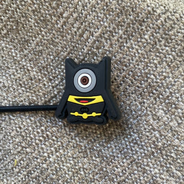 Minion bat straw topper