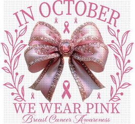 In October We Wear Pink Bow