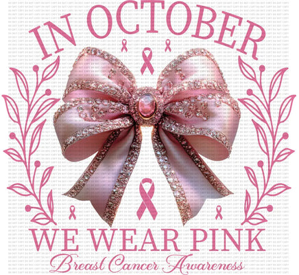 In October We Wear Pink Bow