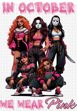 In October We Wear Pink Halloween Girls