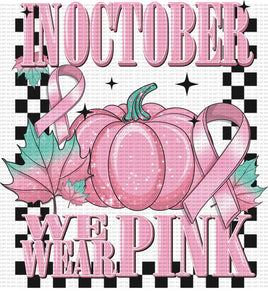 In October We Wear Pink Pumpkin